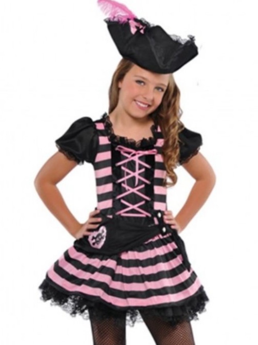 NEW Pirate costume girls 12-14 NWT never worn